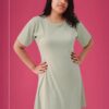 Crew Neck Mini Dress