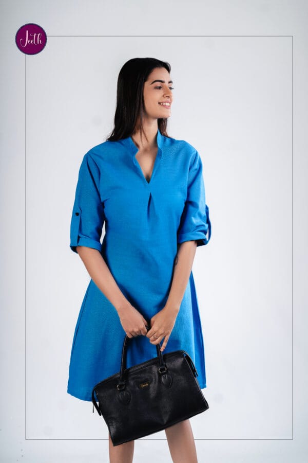 Linen Casual Mini Dress